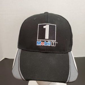 Mobil 1 Black & Gray Snapback Hat